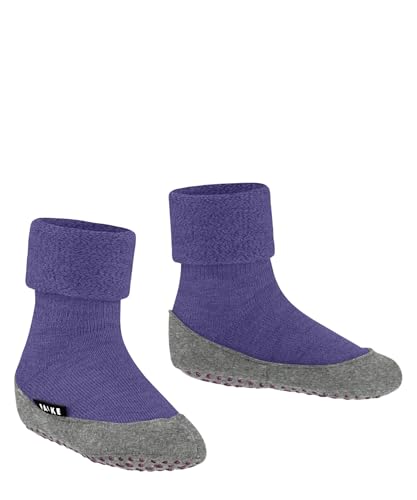 FALKE Stoppersocken Cosyshoe Minis K Hp Wolle rutschhemmende Noppen 1 Paar, Lila Crocus 8305, 25-26