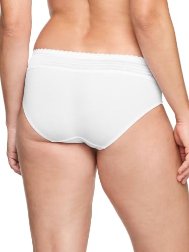 Image of Warner's Women's Blissful Benefits Dig-free Comfort Waist With Lace Cotton Hipster 6-pack Ru2266w