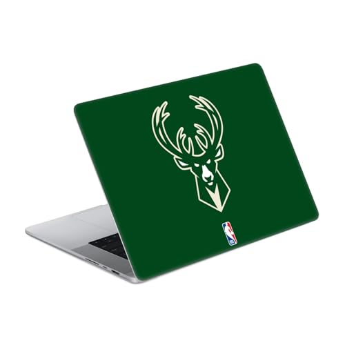 Skin MacBook Pro 16 A2485 Milwaukee Bucks vinyle adhésif sans résidu pose facile vert