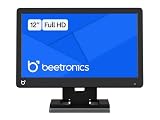 Beetronics 12 Inch Professional Monitor – Full HD 1080p IPS Display | High-Performance, Durable Plastic Housing | HDMI, VGA, BNC, RCA Inputs | Matte Screen, 24/7 Operation, Wide Viewing Angles | 12HD7