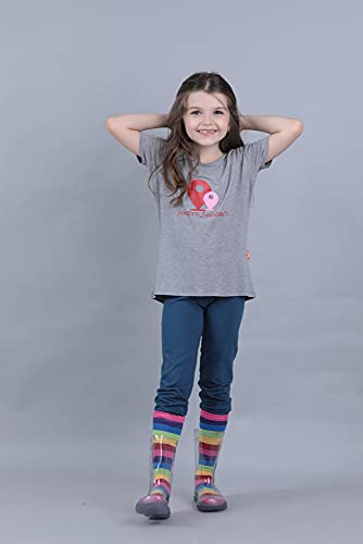 Calça Legging Infantil Menina Jokenpô Marinho Cor:Azul;Tamanho:10