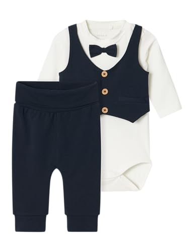 Ensemble de nuit bébé garçon Name It Nbmadam Ls body lot de 2