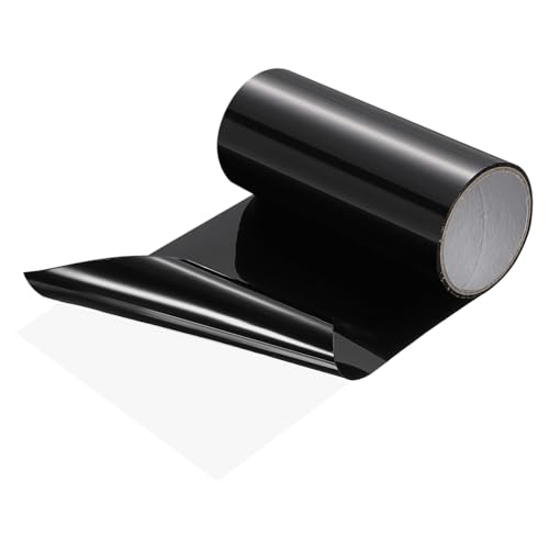 Image of MECCANIXITY Waterproof Patch Seal Tape 8 in x 5 Ft, PVC Leak Proof Repair Sealing Duct Tape for HVAC, Roof Crack, Boat, Hoses Pipes, Awning, Black