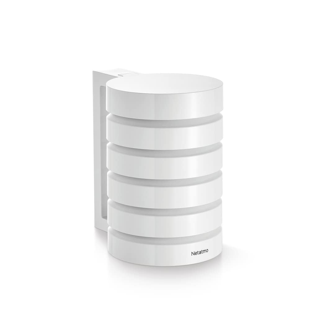Netatmo Stazione meteo intelligente: WiFi, wireless, sensore interno ed esterno & Custodia protettiva funzionale per la stazione meteo intelligente