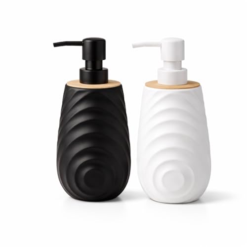 Image of Premium Acrylic Soap Dispenser - 300 ml | Liquid Soap Bottle for Bathroom & Kitchen | Refillable Hand Wash, Lotion, Shampoo & Sanitizer Pump Dispenser for Home & Office(Pack of 1, Multicolor)