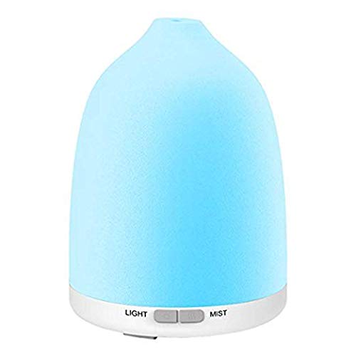 Essential Oil Diffuser, 8 Color Changing LED Lights 120ml Aromatherapy Oil Diffuser with Adjustable Mist Mode Waterless Auto Shut-off humidifier