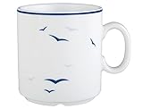 Volumen = 0,28 L Königlich Tettau Worpswede Rügen Becher mit Henkel / Kaffeebecher 0,28 l 4164