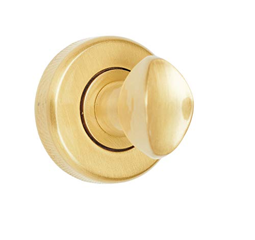 Fabricación Española Manivelas A32JDR32LM Model 4800 Bathroom Closure Set, Golden Matt