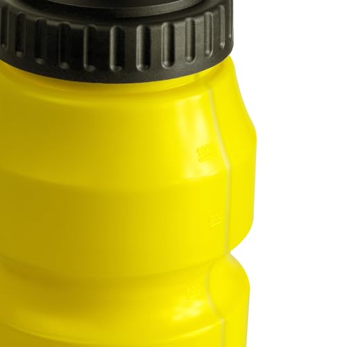 Image of Cannon Sports 1 Liter Sports Water Bottle, BPA-Free, 34 Oz Capacity, Large Mouth, 2 lids (Straw and Squeeze), Great For Helmet Sports Such As Hockey, Lacrosse, Football, Boxing (Yellow)