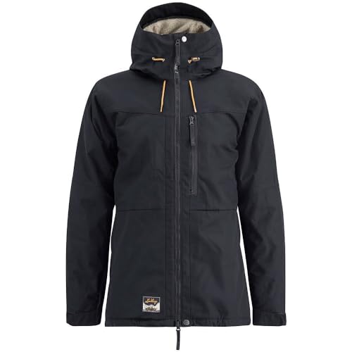 Lundhags Herren Outdoorjacke Wanderjacke Winterjacke Järpen Pile-Jacke, Farbe:Schwarz, Artikel:-900 Black, Größe:M