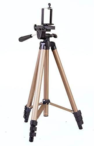 Tripé Para Fotografia com Clip Para Smartphone, Weifeng WT3130, Alumínio Anodizado
