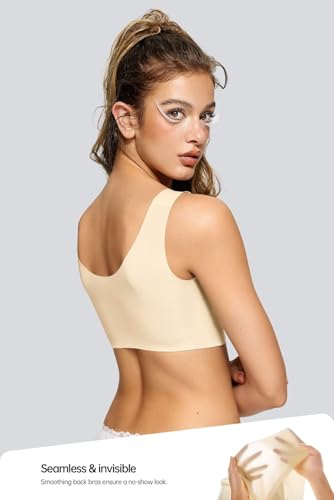 Vertvie Women Seamless Bras No Underwire Push Up Pullover Bras Full Coverage Bralettes Wireless Lightweight Soft Everyday Bra3