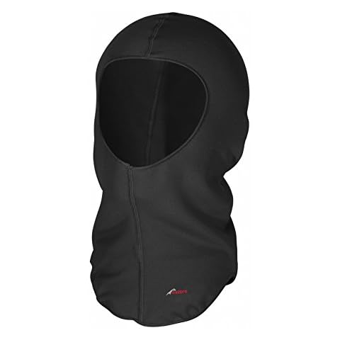 SUB ZERO Factor 2 Super Soft Winter Lightweight Mid Weight Thermal Balaclava Face Mask For Mountaineers Motorcyclists Cyclists Hikers One Size Black Cover