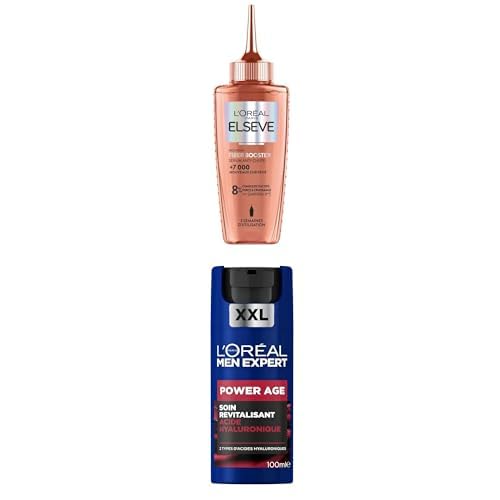 Sérum Fiber Booster et soin Revitalisant L'Oréal Paris anti-âge