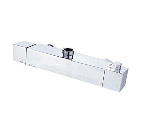 Robinet thermostatique carré Gowe pour mixage et contrôle de température de douche de luxe