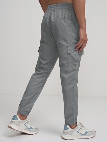Image of Highlander Men's Cargo Jogger Trousers| Utility Pockets | Trouser for Men | Men Trousers