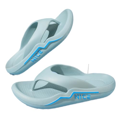 Premium Comfort Nice Stripe Yoga Mat Flip Flops For Men Non Slip Thong Sandals Slides Summer Slippers Indoor Outdoor Footwear