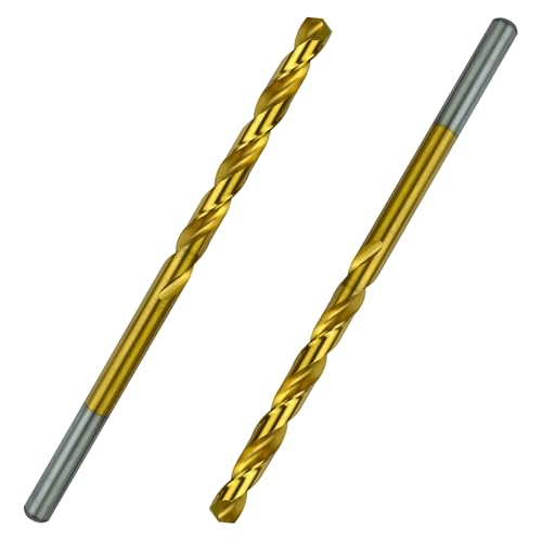 Greycore GCT-AEB6-516 Tools 5/16 Inch X 6 Inch Cobalt Aircraft Extension Bit – 2 Pack M35 Cobalt Drill Bit, Industrial Titanium Coating – Drill Bits For Steel thumb #3