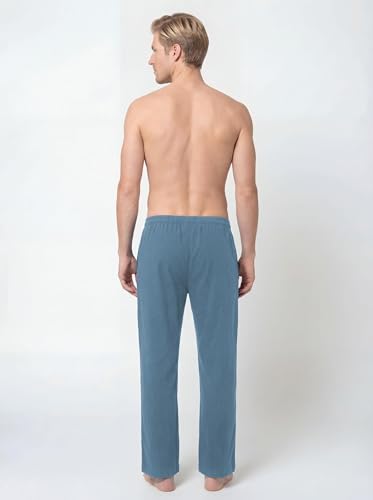 Image of Andrew Scott Men's Cotton Lounge Pants | Sleep Pajama Bottoms| Multi Packs | Drawstring & Pockets