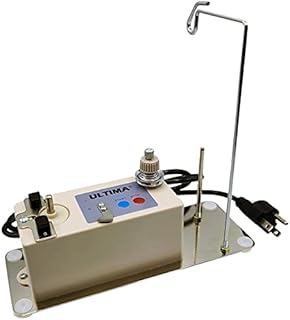 Ultima Bobbin Winder – Automatic Electric Winder for All Sewing Bobbins – Includes 110 Volt Bobbin Winder, Thread Guide, Spool Stand & Steel Mounting Plate for Domestic & Industrial Sewing Machines