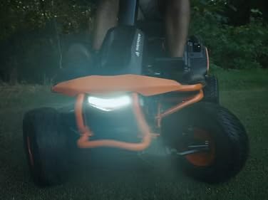 USB charging port on Yard Force lawn tractor