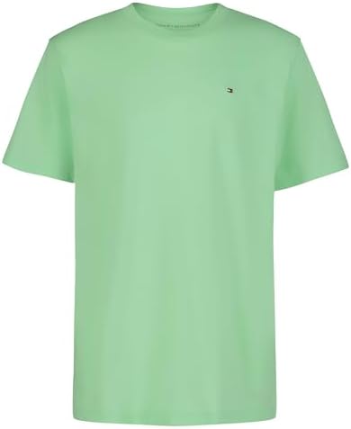 Tommy Hilfiger Boys’ Short Sleeve Flag Solid Crew Neck T-Shirt