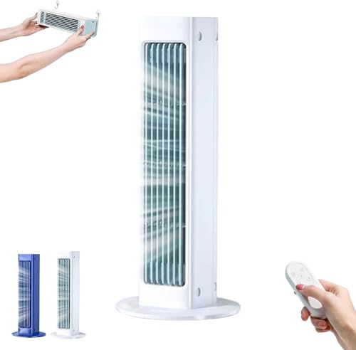 2025 Breezmax Air Cooler 4000mAh Portable Breezamax Air Conditioner with Remote Control 360 Cycle Breeze Max Air Conditioning Fan High Wind Cooling white