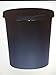 helit Papierkorb/H6105895 Ø 310mm, H 320mm schwarz, Inh.18l