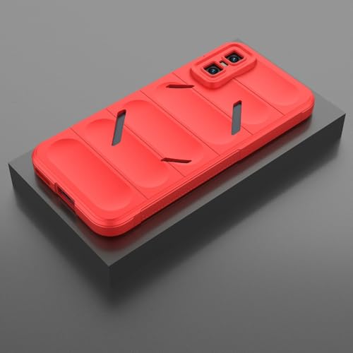 Image of UniqueTroy for Infinix GT 30 Pro 5G Phone Case Anti-Drop Soft TPU Rugged Back Cover - Red