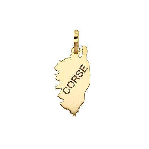 Pendentif Corse en Or 375/1000 durable : fini les bijoux qui ternissent (396203)