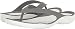 Crocs Women's Swiftwater Flip-Flop, Smoke/White, 8 M US
