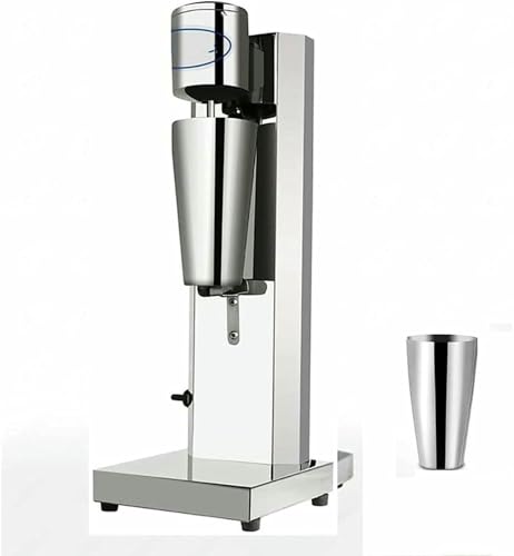 HOTAPEPU Máquina De Batidos En Acero Inoxidable, Velocidad Ajustable, Trituradora De Beber En Frío, Batidora Eléctrica para Batidos con 800 Ml De Taza ~/