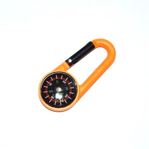 Outdoor Multi-Functional Compass Carabiner for Backpacks