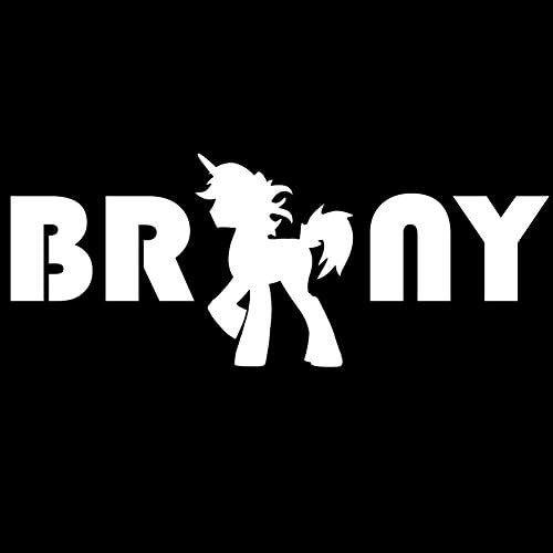 Funny My Little Brony Pony Parody 6" Vinyl Sticker Car Decal (6" ...