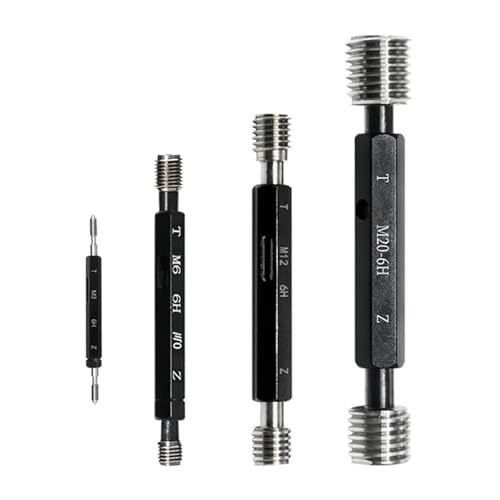 Screw Thread Plug Gauge M0.8 .9 M1 .2 .4 .6 .7 M2 .5 M3 M4 M5 M6 M8 M10 M12 M16 Right Hand Metric Fine Gage(M1.6X0.35) miniatura 3