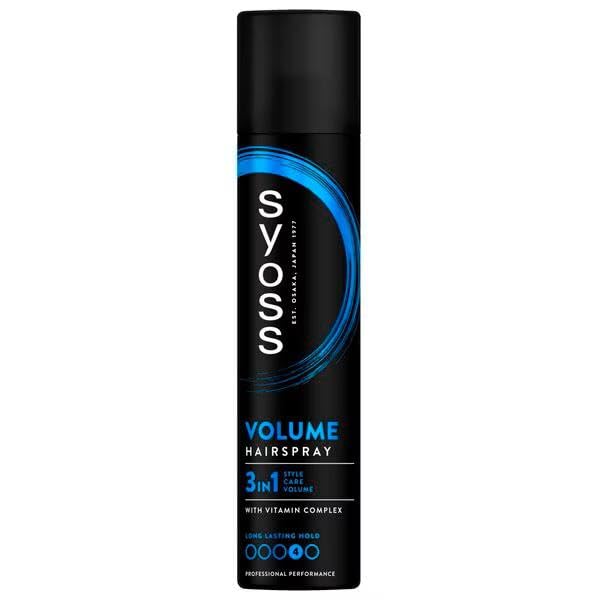 Syoss - Spray para el cabello (6 unidades, volumen 4, contiene un complejo vitamínico, 300 ml)