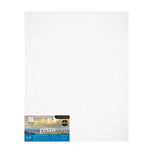 Ampersand Art Supply GBSCG2430 Gesso Wood Painting Panel: Museum Series Gessobord cover