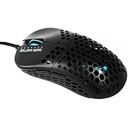 Ventilador 20 Silver HT Dark Matter – Ratón Gaming ergonómico, LED RGB, 10.000 dpi, 20G, 6 Botones Programables, 60g de Peso, Diseño Colmena para garantizar una ventilación Extrema y máximo Agarre, Negro