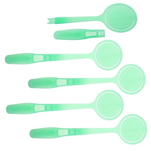 LIFKOME 5piezas Bastón Para Aplicar Hidratante Con Soporte Para Almohadillas De Algodón Herramienta De Belleza Para Cuidado Facial y Productos De Skincare