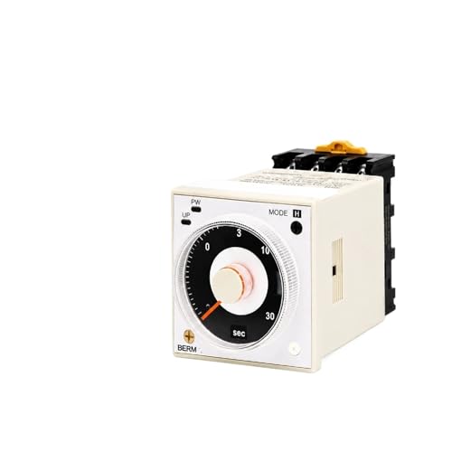 Relais temporisé H3BA-N8H polyvalent de 1,2s à 300H pour automatisation stable