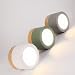 SHAOYH Modern Macaron 5W Downlight montado en la pared Nordic Creativo Madera...
