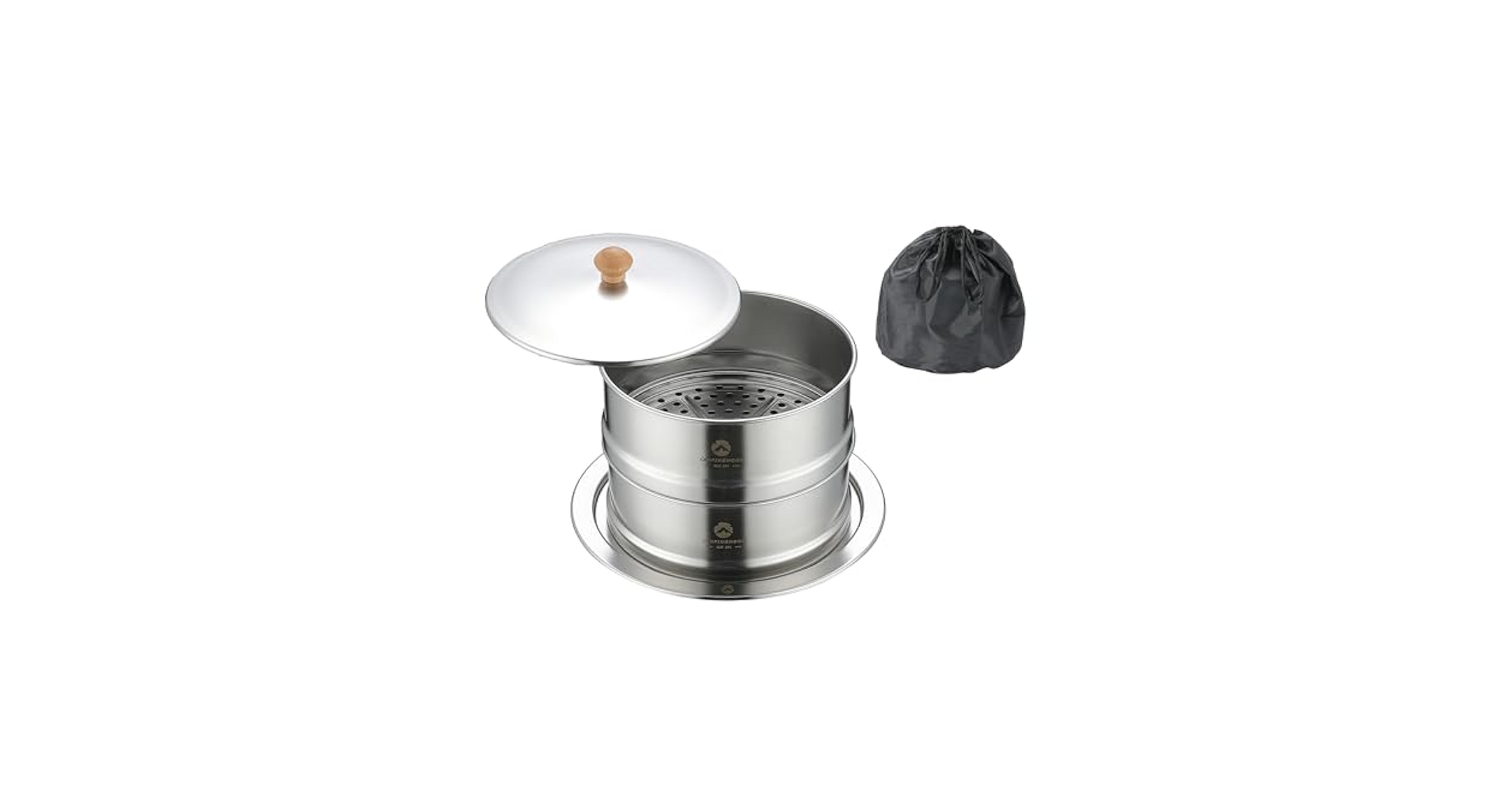 キャンピングムーン Amazon.com: CAMPINGMOON Φ6.1'' Stainless Steel Double-layer