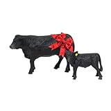 Big Country Toys Angus Cow & Calf - 1:20 Scale - Hand Painted - Farm Toys - Farm Animal Toys