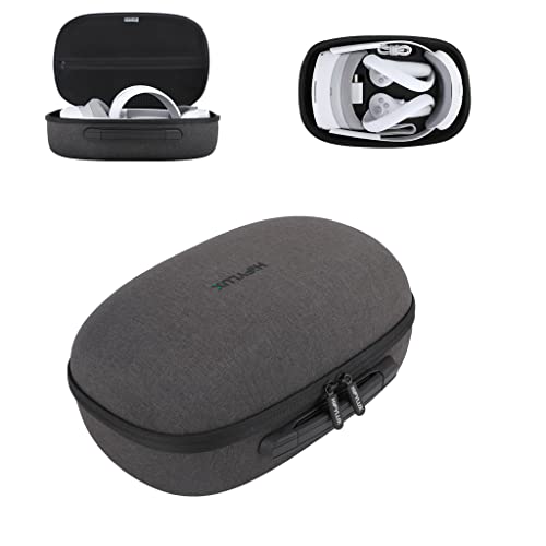Tragetasche für PICO 4 VR Gaming Brille, Reisetasche, Schützende Aufbewahrungs Netztasche für Kopfband, Monitor Tracker, Ladekabel Cover
