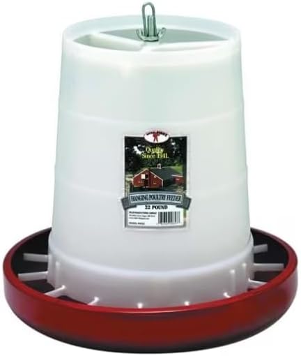 Little Giant® 22 Pound Deluxe Plastic Hanging Poultry Feeder