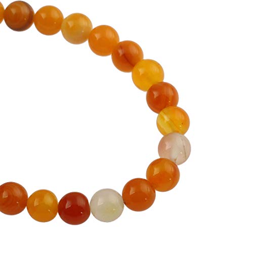 Natural Gemstone Stripes Lace Agate Beads, 8 mm 6 mm 4 mm, Polished and Matt - Image 3