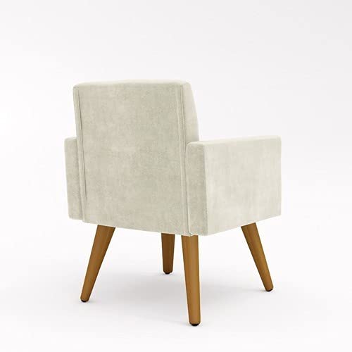 Poltrona Decorativa - Escritório - Recepção - Balaqui Decor Bege