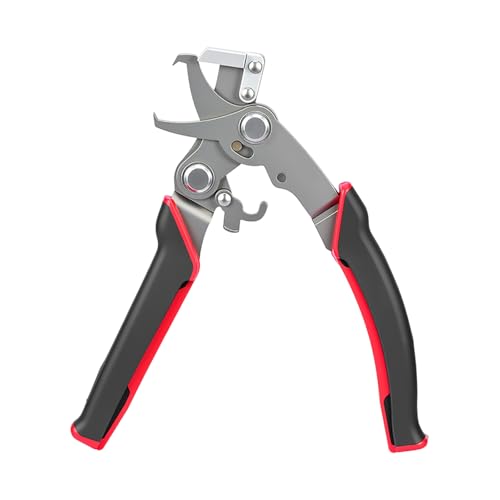 Rubu22a Car Clip Removal Tool, Heavy Duty Car Clip Pliers, Effortlessly Removes Stuck Clips, Plastic Rivets, Dashboard and Bicycle Tire Fixings (1, Red)
