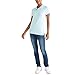 AEROPOSTALE Women's Aero Uniform Polo Short Sleeve Corydalis Blue