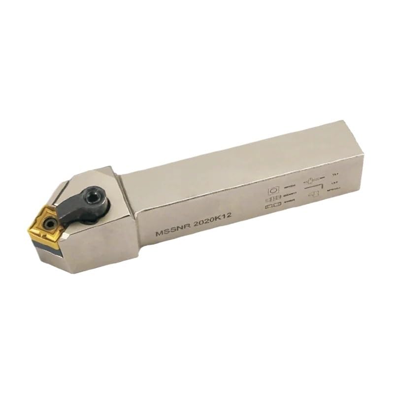 1 pieza MSSNR/L Herramientas de torno CNC Soporte externo for inserto de torneado de carburo SNMG1204 (sin inserto)(MSSNR 2020K12)